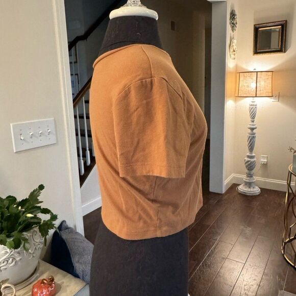 Brown Crop Top - Picture 2 of 4